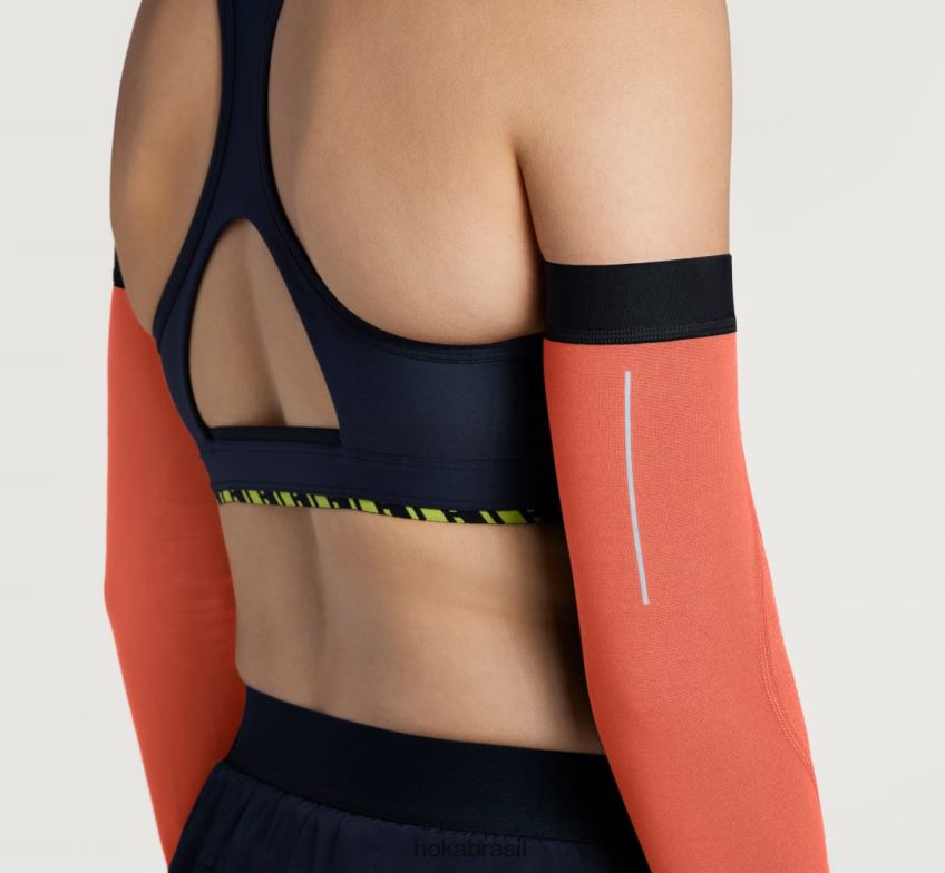 mangas de braço de voo Hoka mulheres RNZ040404 camélia