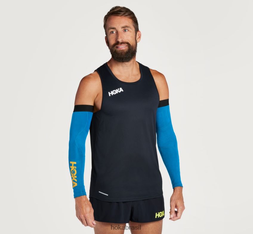 mangas de braço de voo Hoka mulheres RNZ040405 diva azul