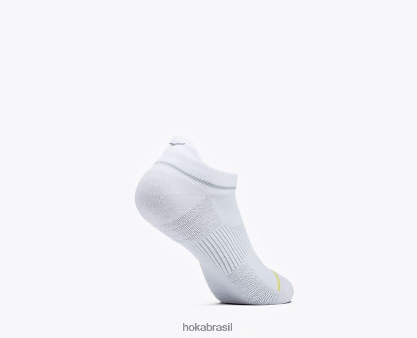 meia de corrida sem comparecimento pacote com 3 Hoka mulheres RNZ040380 branco/preto/cinza