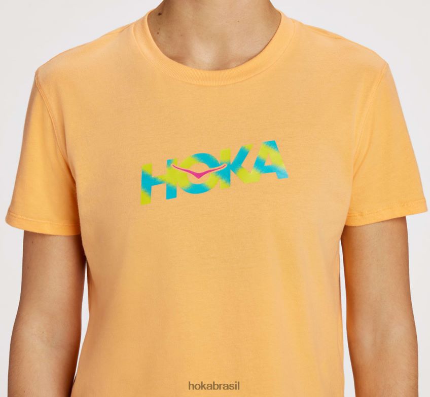 camiseta para o dia todo Hoka mulheres RNZ040317 azulado