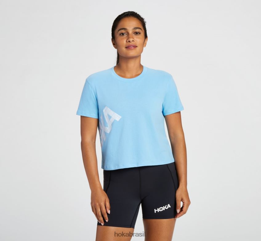 camiseta para o dia todo Hoka mulheres RNZ040343 todos a bordo