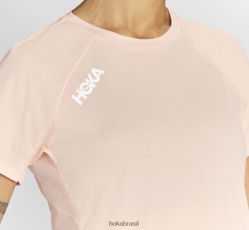 deslizar manga curta Hoka mulheres RNZ040335 branco