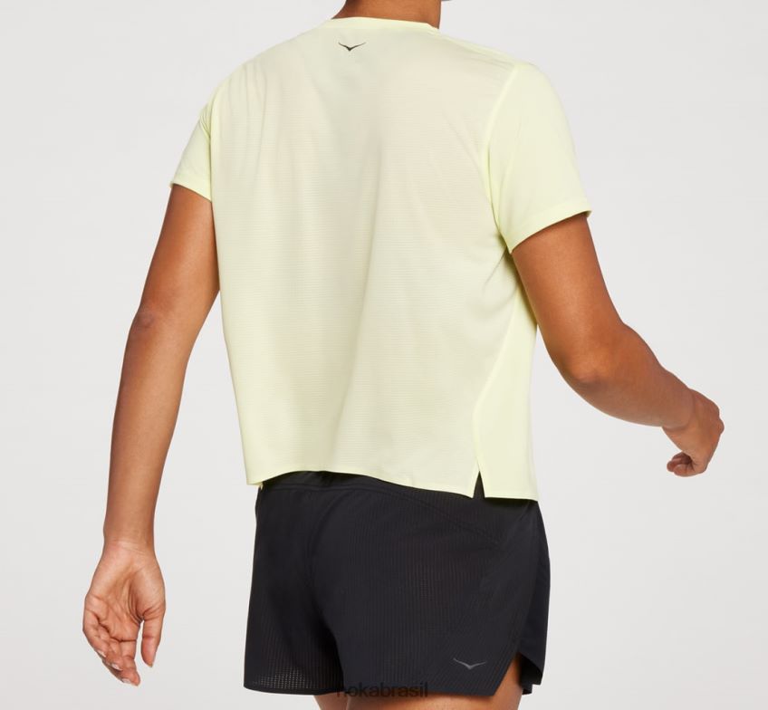 manga curta Hoka mulheres RNZ040318 ciclâmen