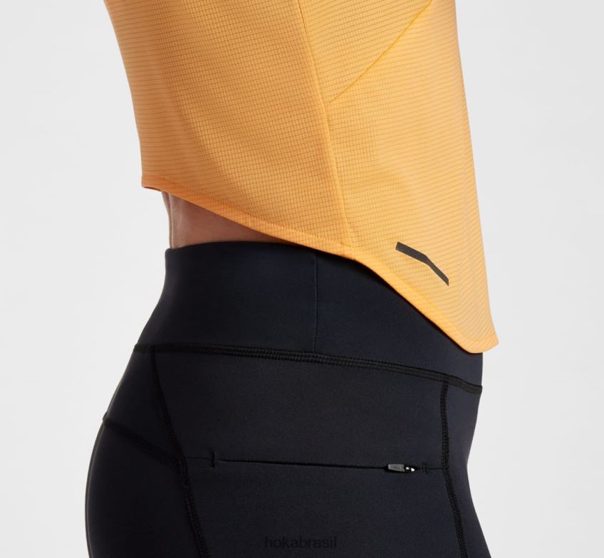 tanque deslizante Hoka mulheres RNZ040342 laranja simulada