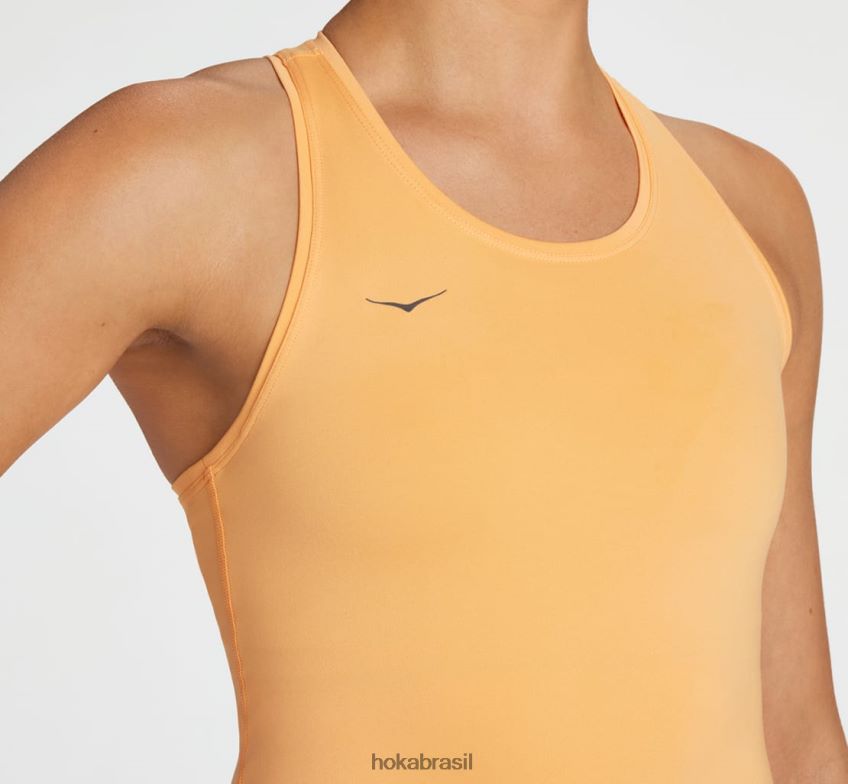 tanque hupana Hoka mulheres RNZ040316 laranja simulada