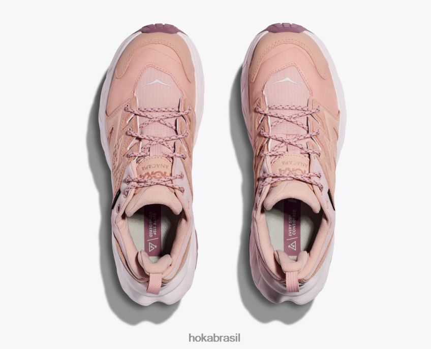 anacapa low gtx Hoka mulheres RNZ040196 chicote de pêssego/malva melancólico