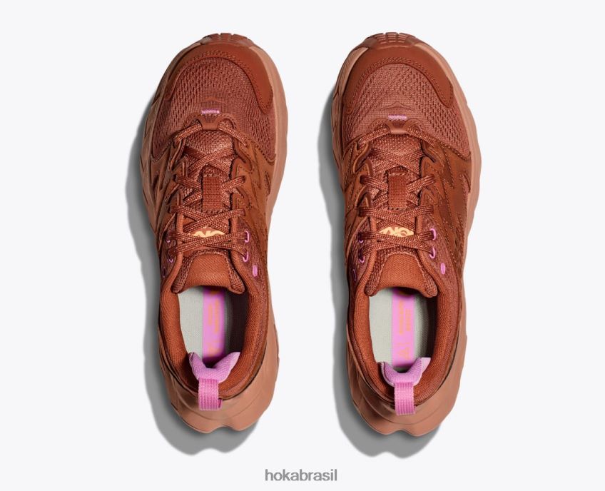 brisa de anacapa baixa Hoka mulheres RNZ040139 argila/cortiça cozida