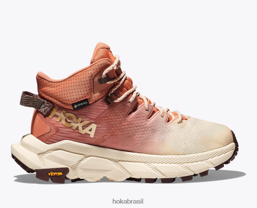 código de trilha gtx Hoka mulheres RNZ040141 assado ao sol/biscoito amanteigado