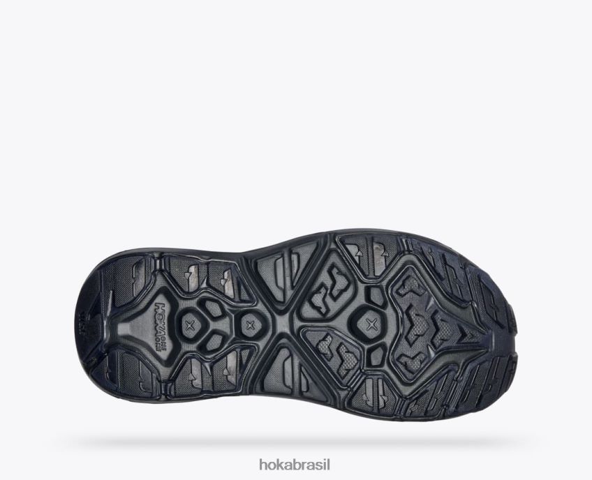 esperança Hoka mulheres RNZ040161 azul grafite/caqui laranja