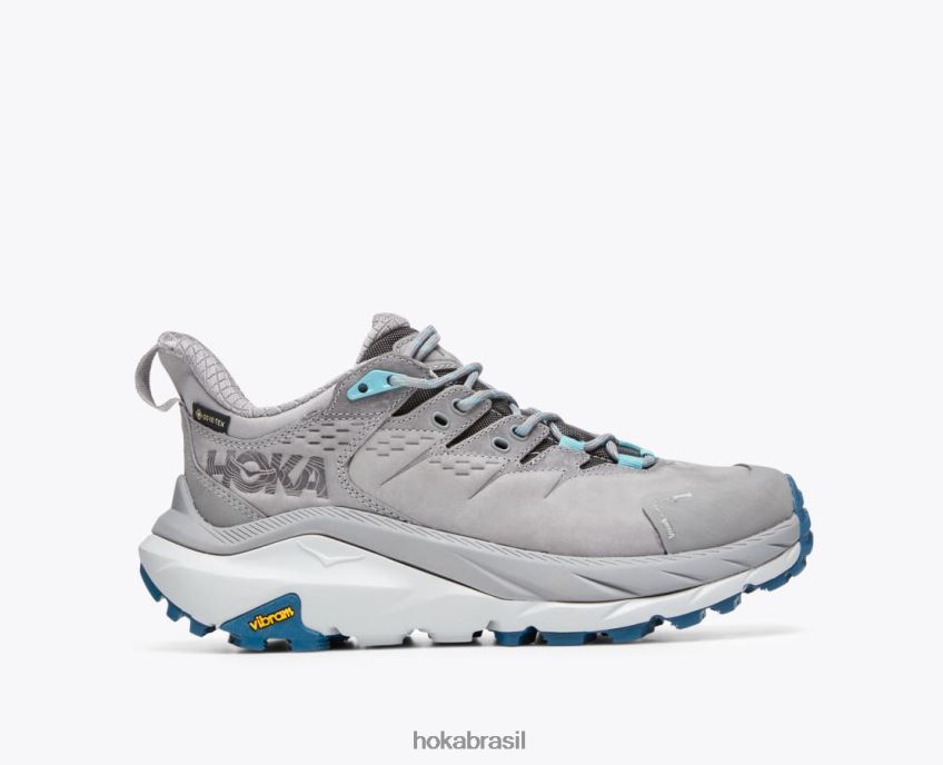 kaha 2 baixo gtx Hoka mulheres RNZ040189 pele de tubarão/coral azul