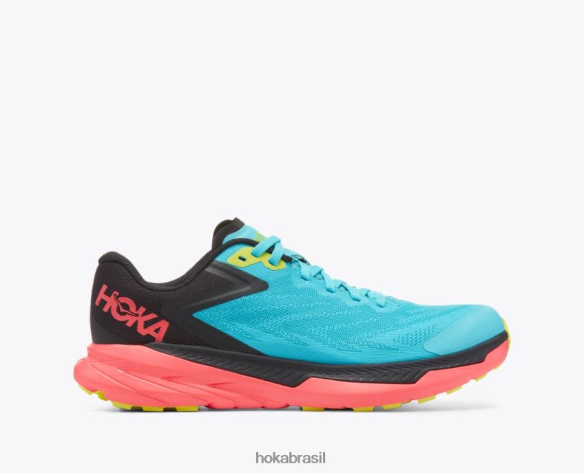 Zinal Hoka mulheres RNZ040134 azul mergulhador/rosa diva