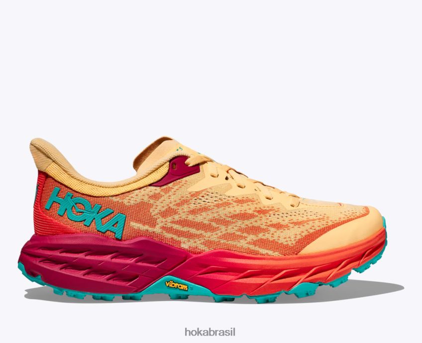 bode veloz 5 Hoka mulheres RNZ040240 impala/chama