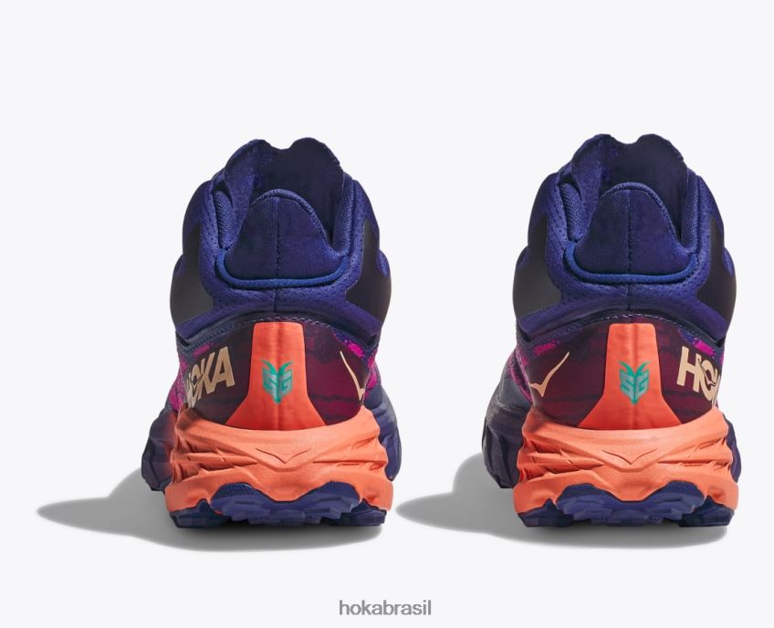 speedgoat 5 mid gtx Hoka mulheres RNZ04097 maná azul/camélia