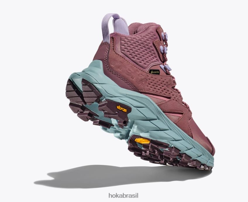 Anacapa Mid GTX Hoka mulheres RNZ040212 lontra/preta