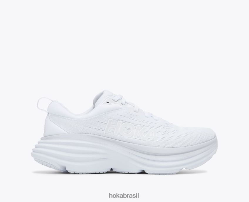 Bondi 8 Hoka mulheres RNZ040684 branco