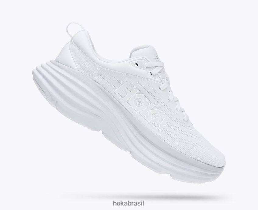 Bondi 8 Hoka mulheres RNZ040684 branco