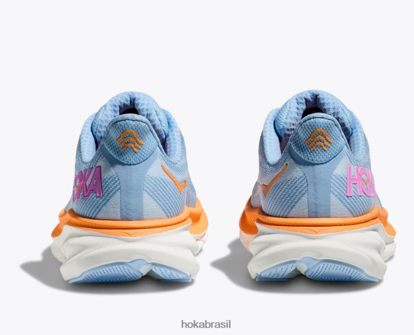 Clifton 9 Hoka mulheres RNZ040224 arejado azul/água gelada
