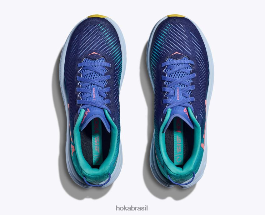 Rincón 3 Hoka mulheres RNZ04034 termômetro azul/cerâmica