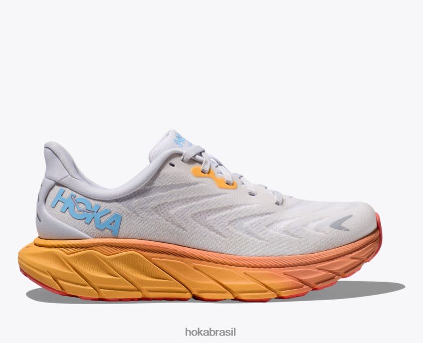 arahi 6 Hoka mulheres RNZ040685 nuvem nimbus/branco de branco