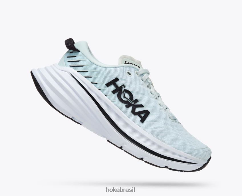 bondi x Hoka mulheres RNZ04058 vidro azul/vela ondulante