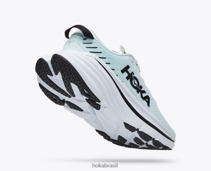 bondi x Hoka mulheres RNZ04058 vidro azul/vela ondulante