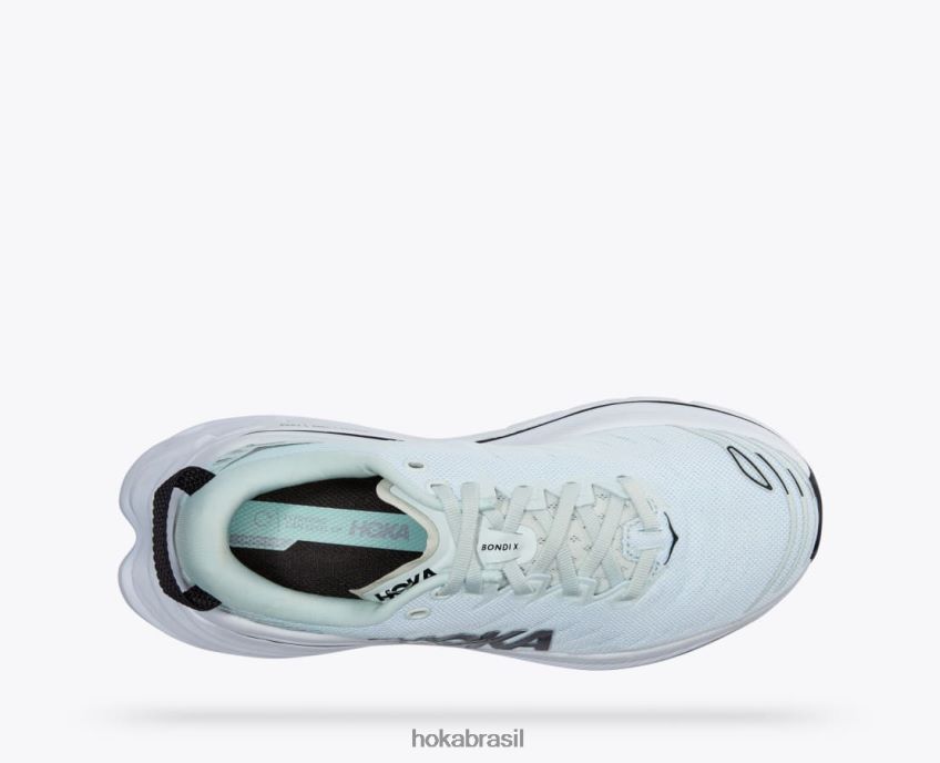 bondi x Hoka mulheres RNZ04058 vidro azul/vela ondulante