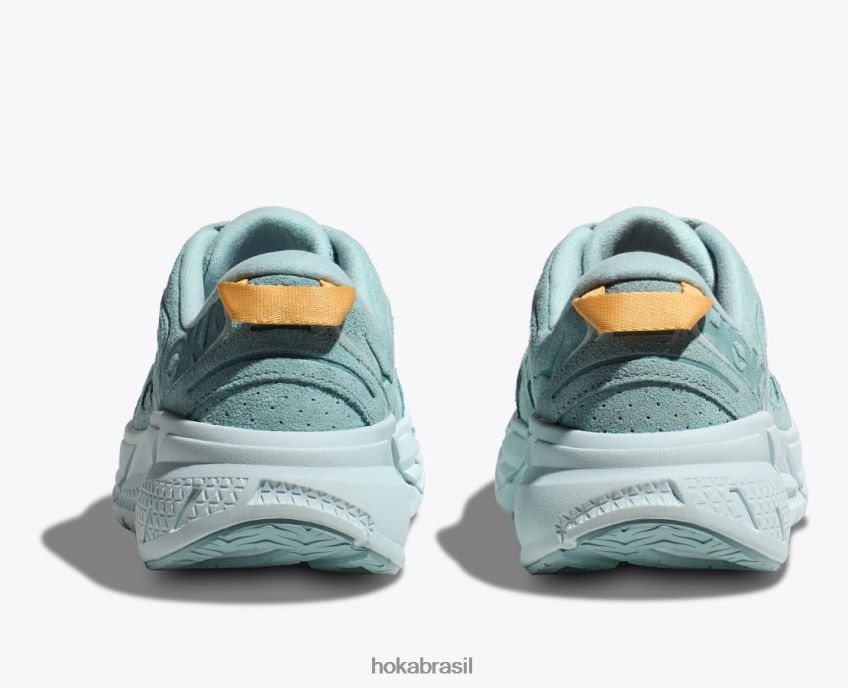 camurça clifton l Hoka mulheres RNZ04066 nuvem azul/fluxo de gelo