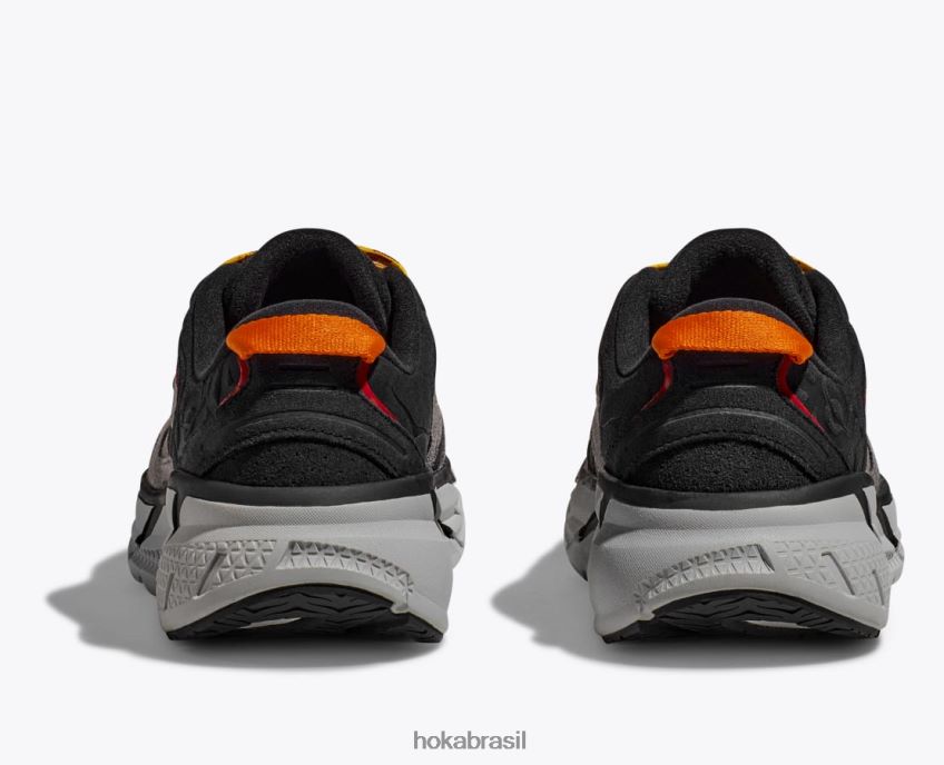 camurça clifton l Hoka mulheres RNZ04069 rocha negra/lunar