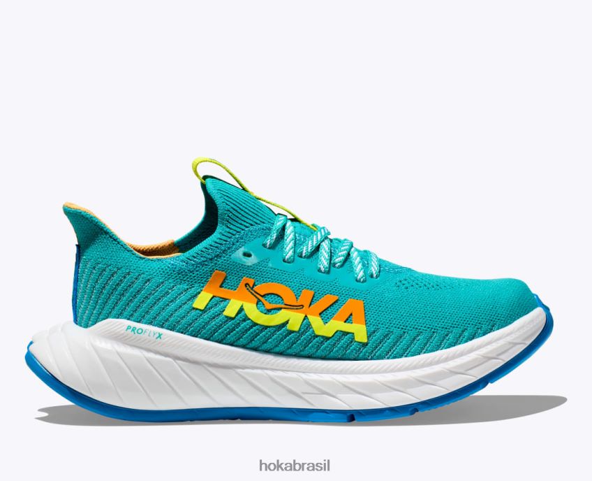 carbono x 3 Hoka mulheres RNZ04042 cerâmica/prímula