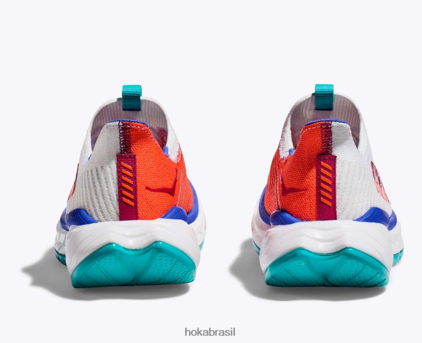 carbono x 3 Hoka mulheres RNZ04044 branco/chama