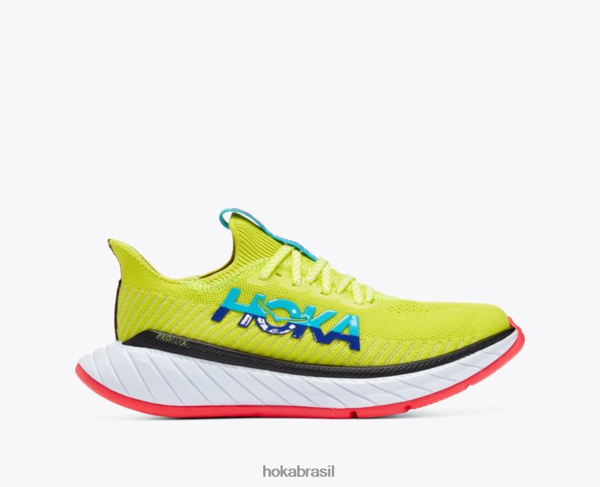 carbono x 3 Hoka mulheres RNZ04047 prímula/azul mergulhador