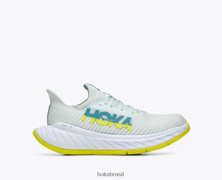 carbono x 3 Hoka mulheres RNZ04050 vela ondulante/prímula