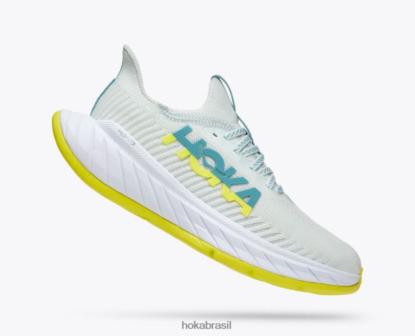 carbono x 3 Hoka mulheres RNZ04050 vela ondulante/prímula