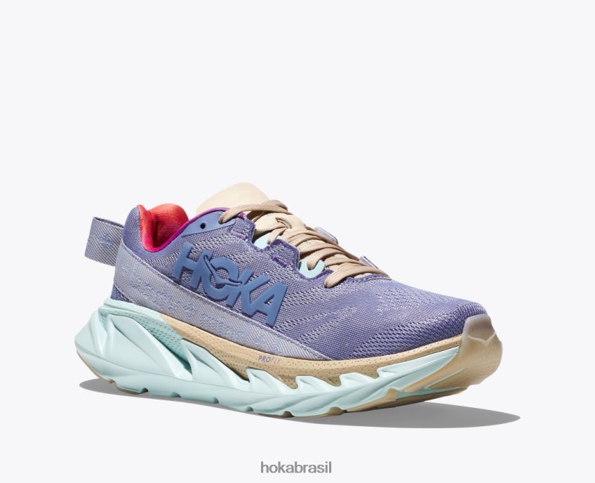 elevon 2 Hoka mulheres RNZ040301 areia movediça/camélia