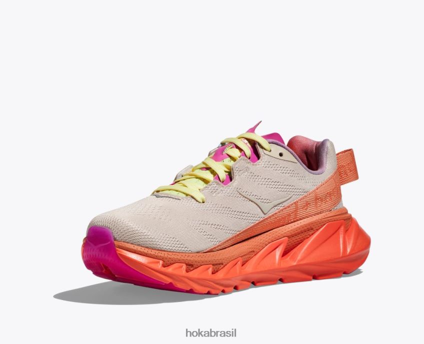 elevon 2 Hoka mulheres RNZ04054 areia movediça/camélia