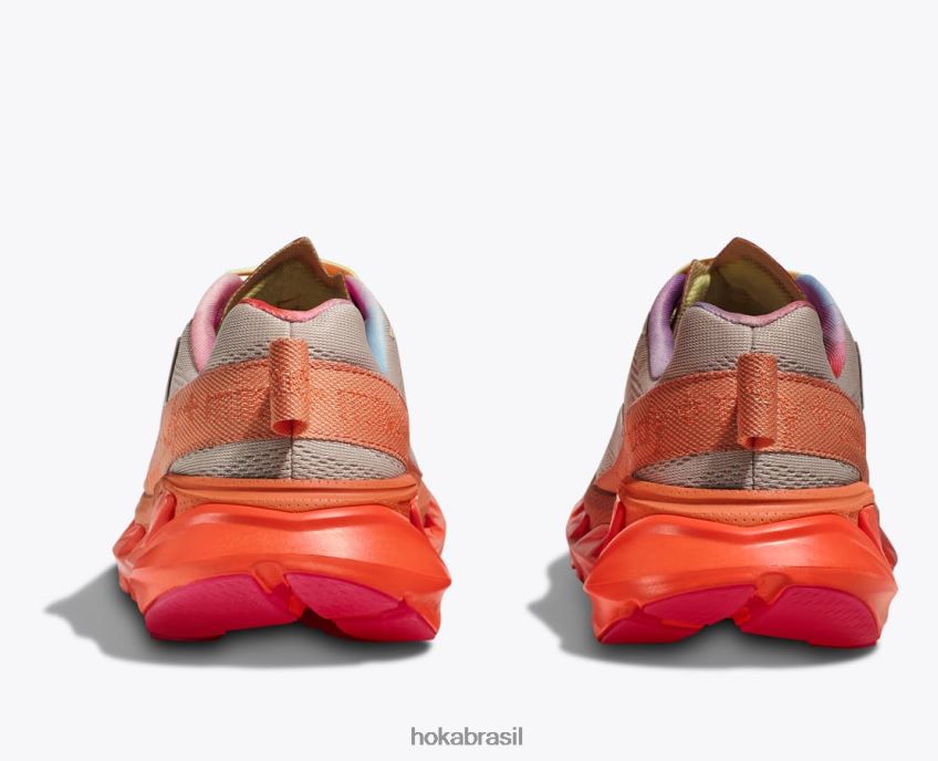 elevon 2 Hoka mulheres RNZ04054 areia movediça/camélia