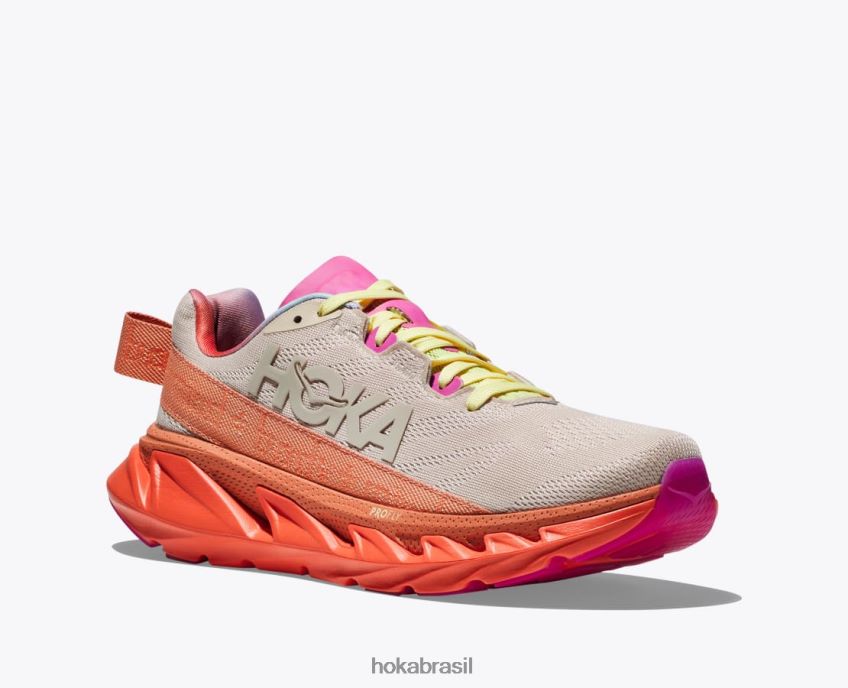 elevon 2 Hoka mulheres RNZ04054 areia movediça/camélia