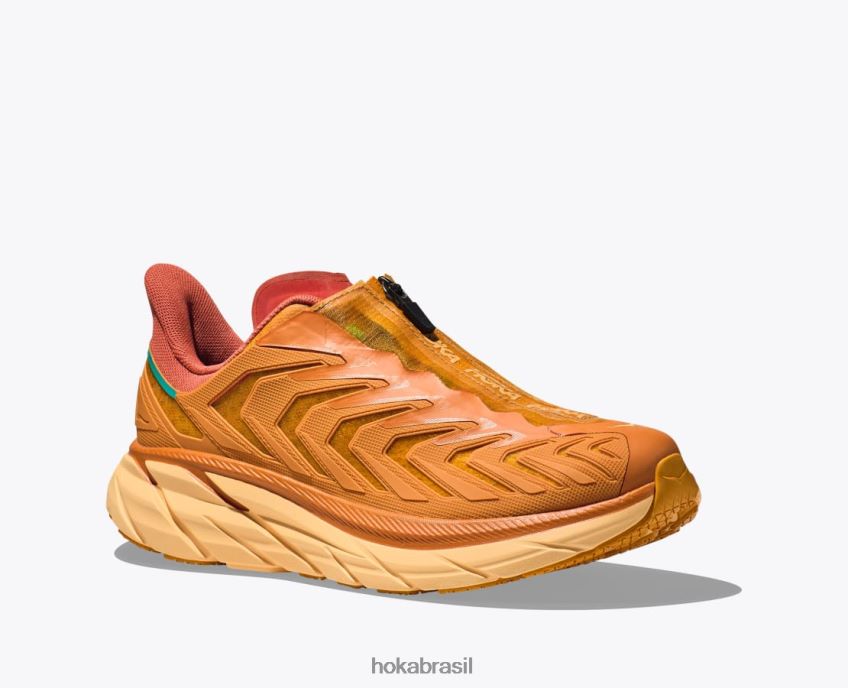 projeto clifton Hoka mulheres RNZ04060 sol do deserto/ocre queimado