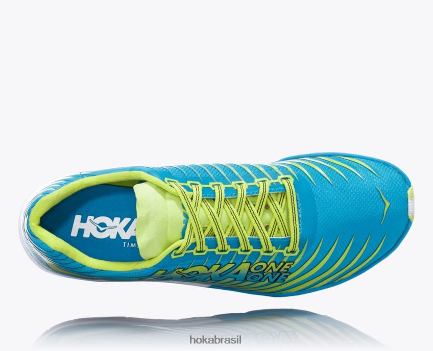 pico evo xc Hoka mulheres RNZ040312 ciano/cítrico