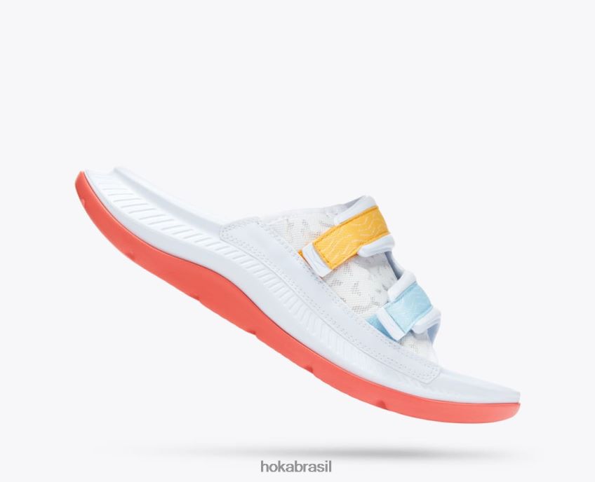 ora luxo Hoka mulheres RNZ040262 branco/camélia