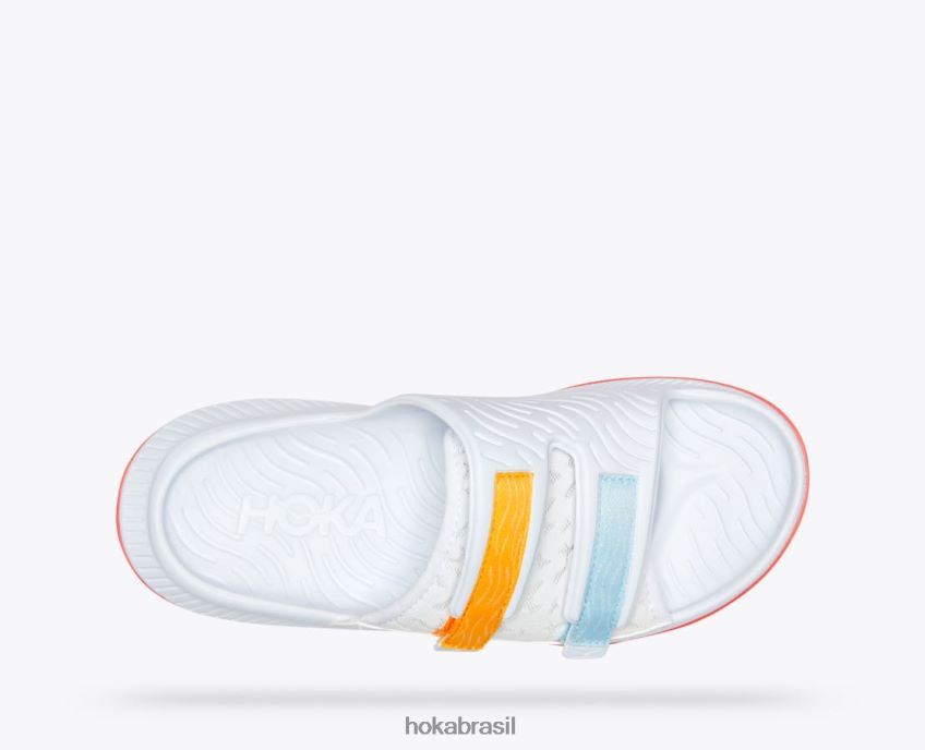 ora luxo Hoka mulheres RNZ040262 branco/camélia