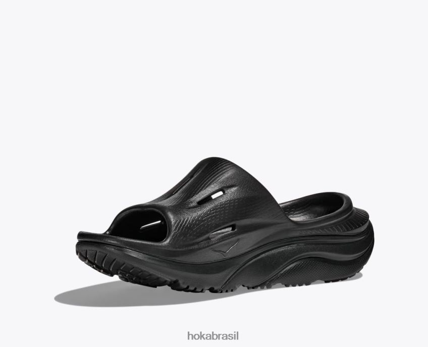 ora recuperação slide 3 Hoka mulheres RNZ040279 preto